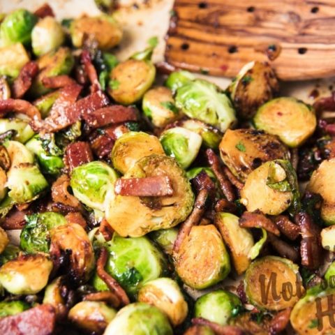 Sauteed Brussel Sprouts with Bacon