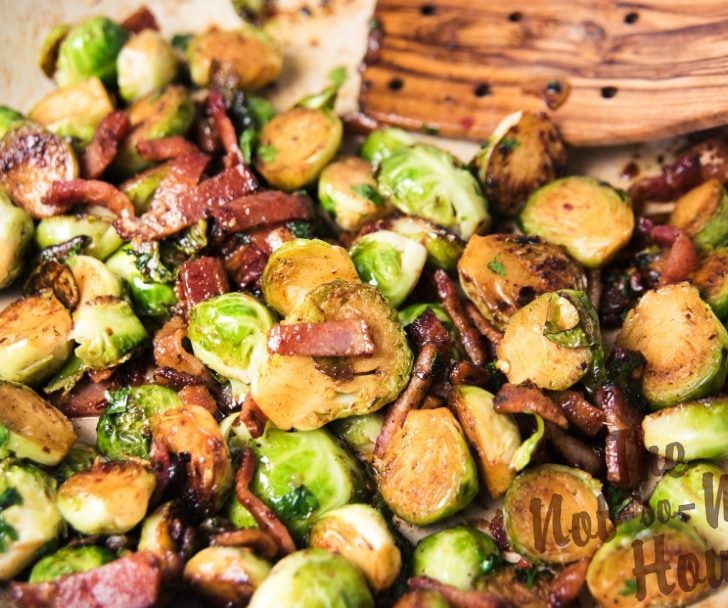 Sauteed Brussel Sprouts with Bacon