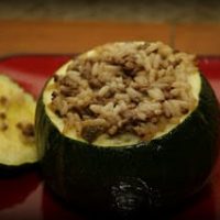 stuffed zucchini with rice