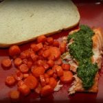 Grilled Salmon with Fresh Herb Pesto