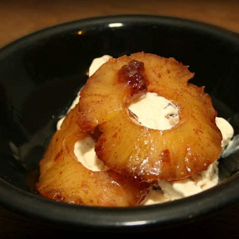 Caramelized Pineapple with Rum - The Not So Modern Housewife