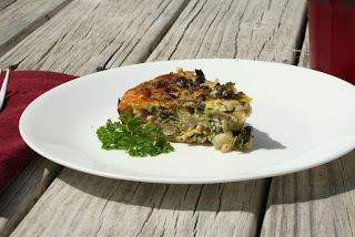 kale potato frittata | The Not so Modern Housewife