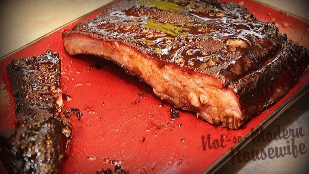 Smoked Pork Ribs with Pineapple Glaze