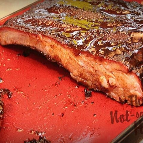 Smoked Pork Ribs with Pineapple Glaze