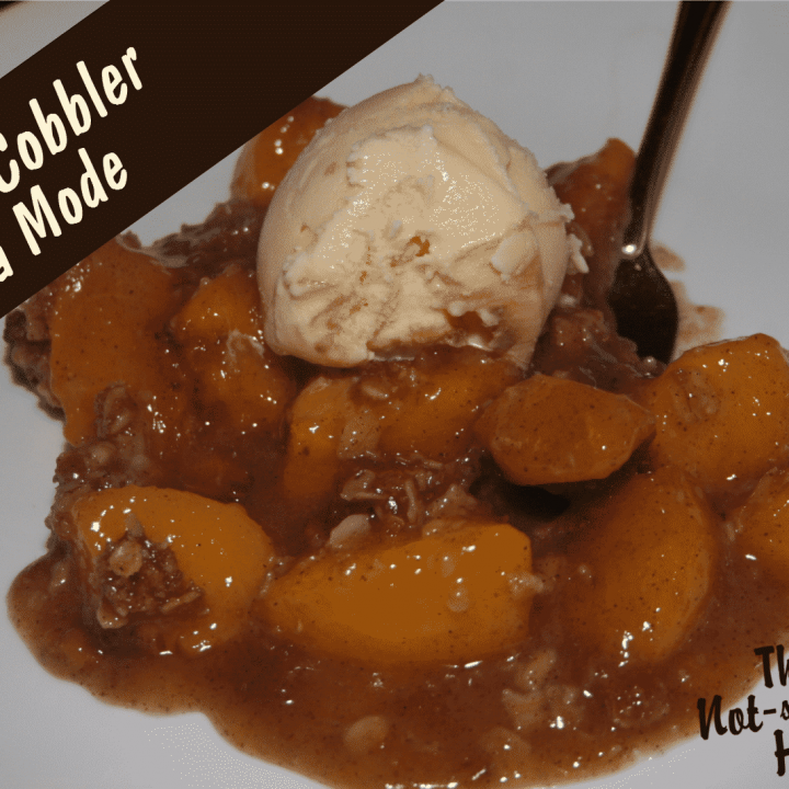 peach cobbler