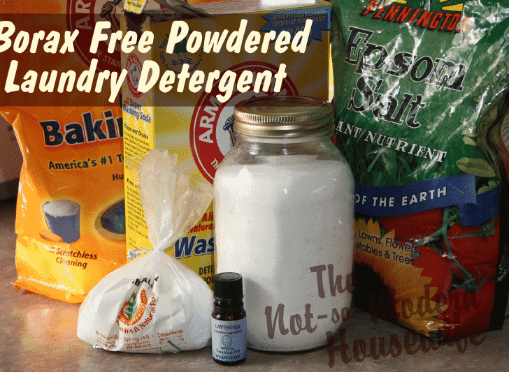 homemade laundry detergent without borax