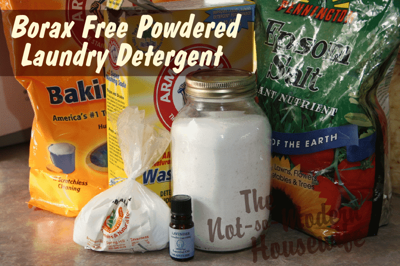 homemade laundry detergent without borax