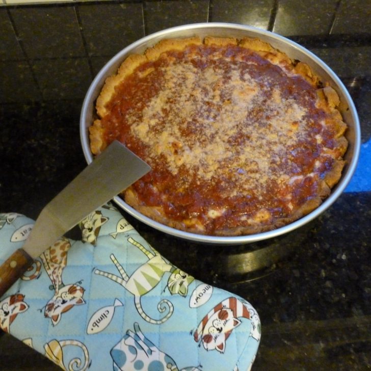 Gluten Free Deep Dish Pizza