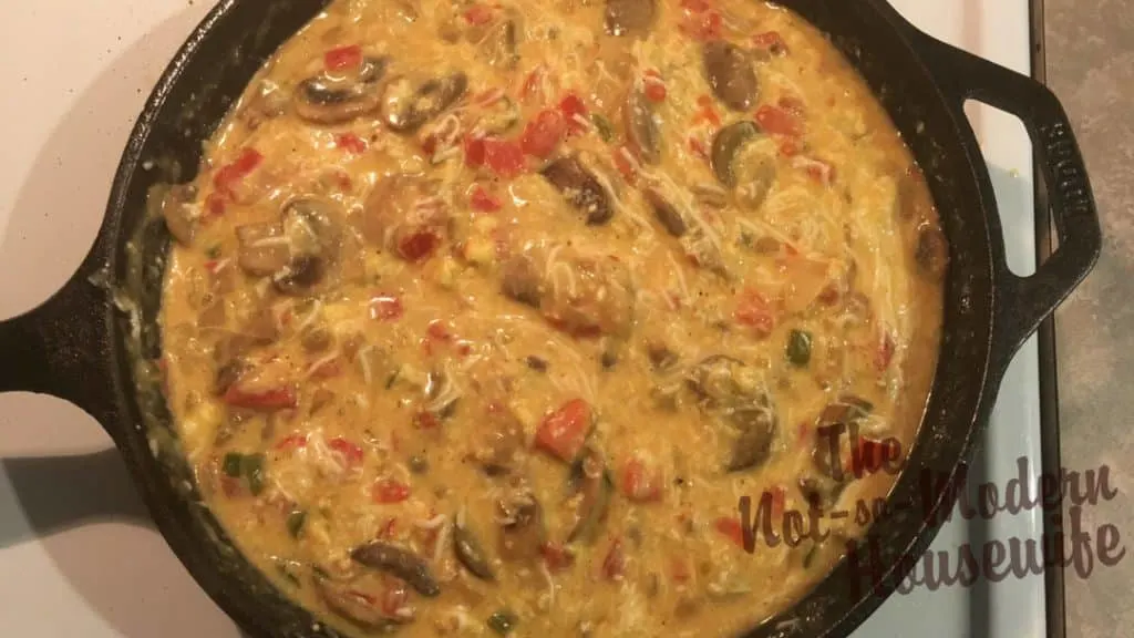 Cast Iron Vegetable Frittata | The Not So Modern Housewife Vegetable Frittata