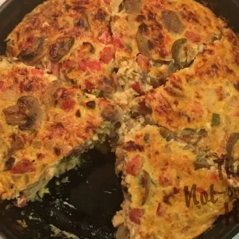 Cast Iron Vegetable Frittata | The Not So Modern Housewife Cast Iron Vegetable Frittata