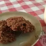 Chocolate Peanut Butter No Bake Cookies