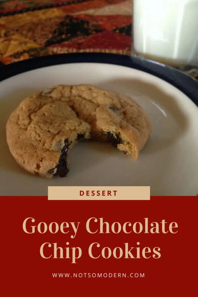 Gooey Chocolate Chip Cookies | The Not So Modern Housewife chocolate chip cookies | The Not So Modern Housewife