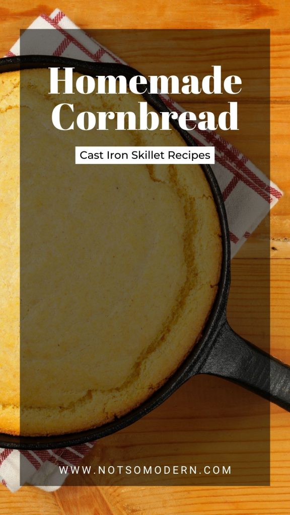 cast iron cornbread | The Not so Modern Housewife