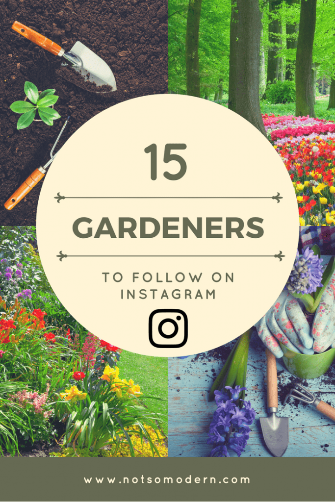 gardeners on instagram | The Not so Modern Housewife