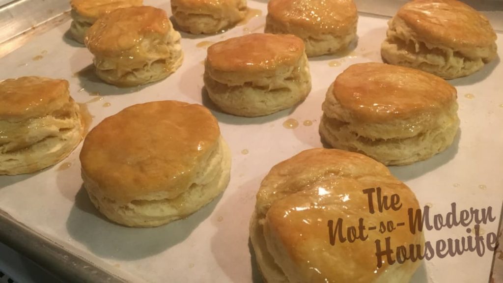 Easy Buttermilk Biscuits w/ Sweet Honey Butter | The Not So Modern Housewife Easy Buttermilk Biscuits with Sweet Honey Butter