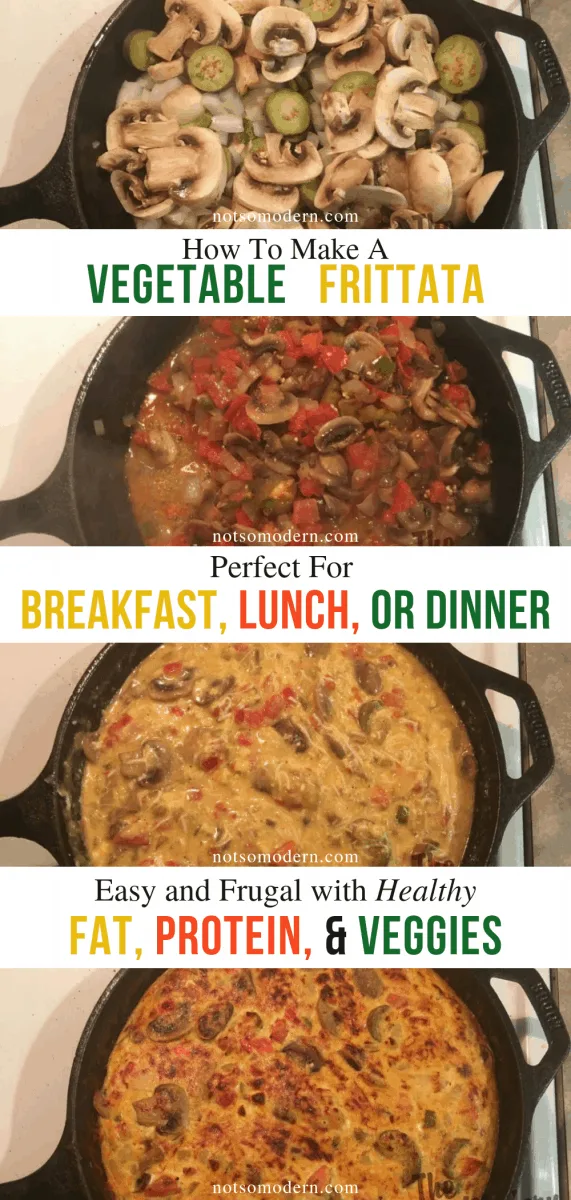 Vegetable Frittata | The Not So Modern Housewife