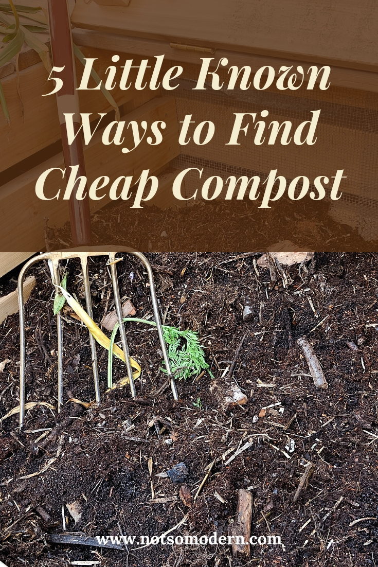 5 Little Known Ways to Find Cheap Compost