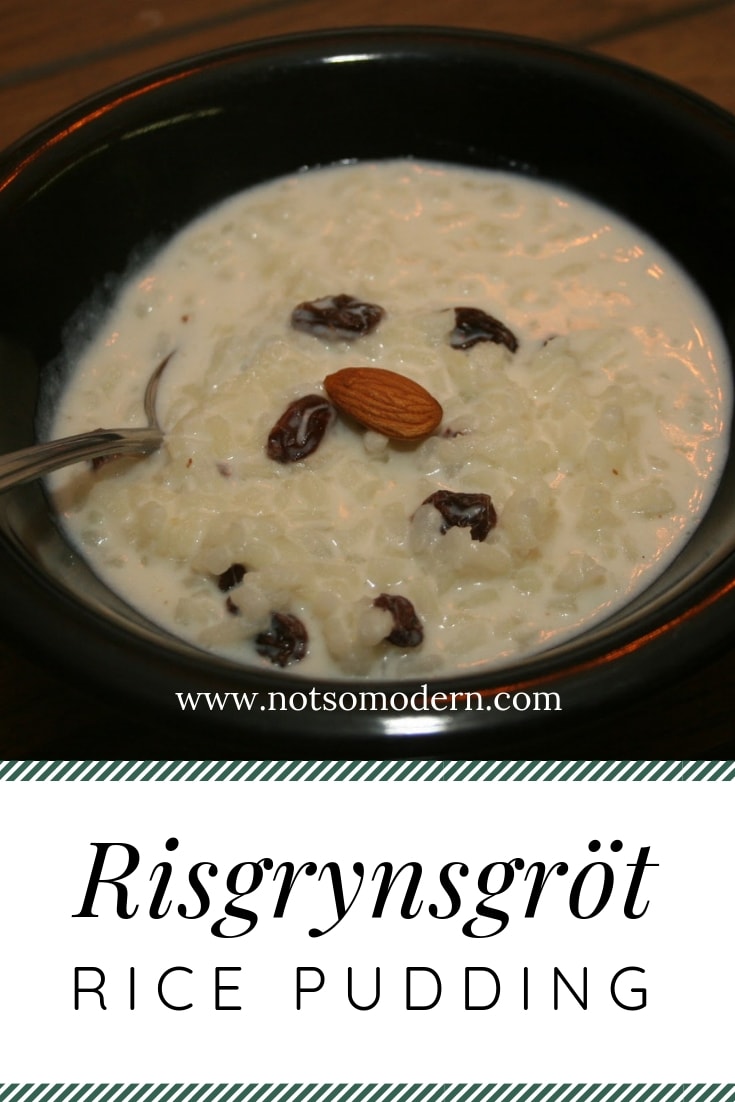 Risgrynsgrot Swedish rice pudding