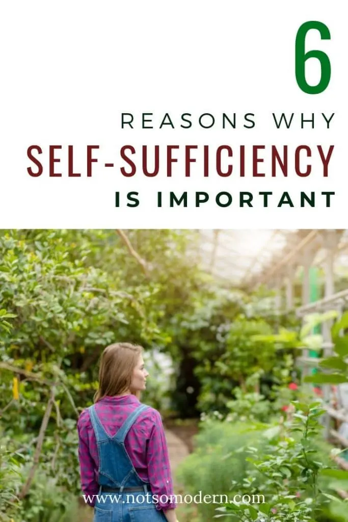 woman standing in garden - 6 Reasons Why Self-Sufficiency is Important