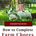 How to Complete Farm Chores with Small Children