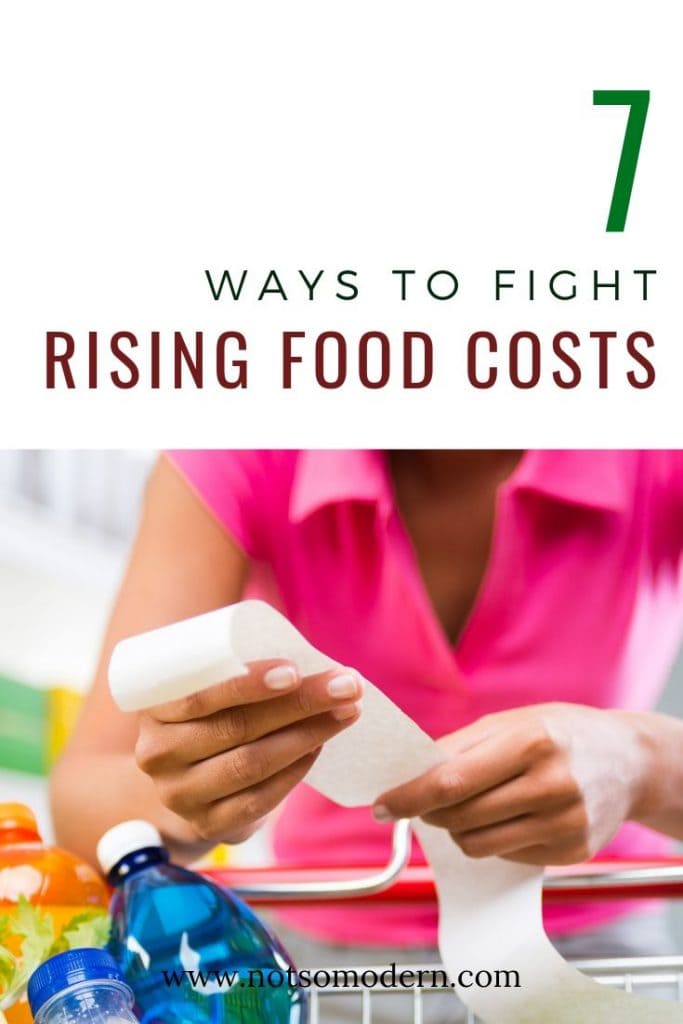 7 Ways to Save Money on Your Grocery Bill | The Not So Modern Housewife 7 ways to fight rising food costs
