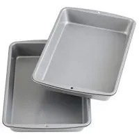 Non-Stick 9 x 13-Inch Oblong Cake Pan, Set of 2