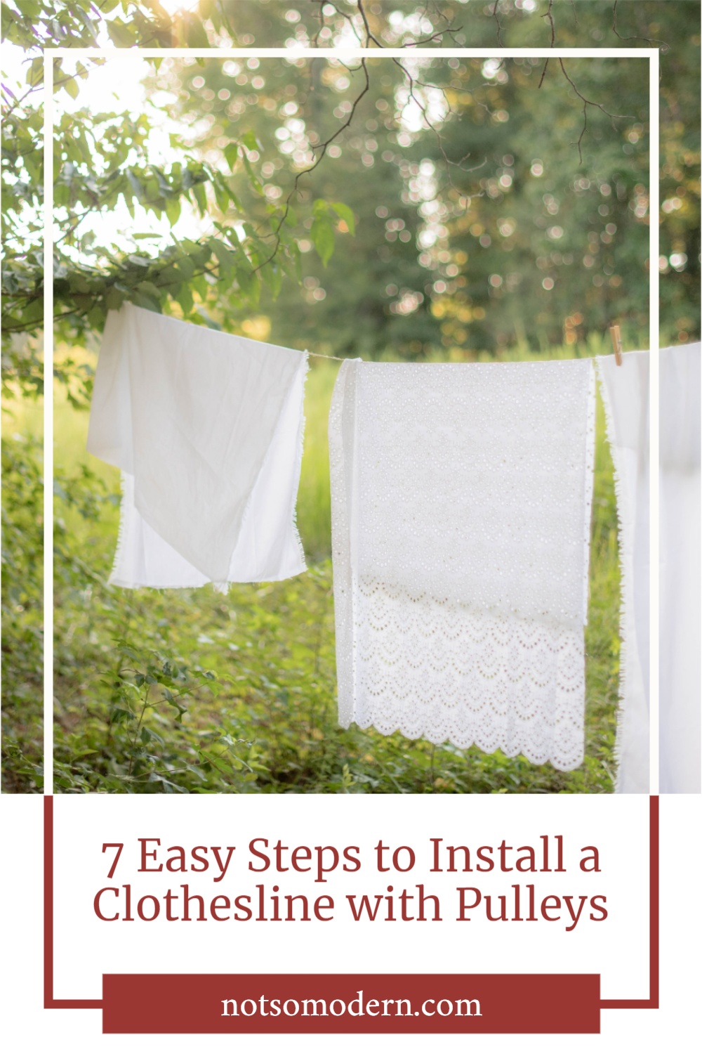7 Easy Steps to Install a Clothesline with Pulleys