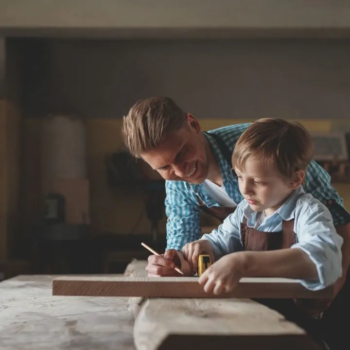 father and son learning together - never stop learning - homesteading ideas