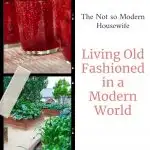 living old fashioned in a modern world | The Not So Modern Housewife
