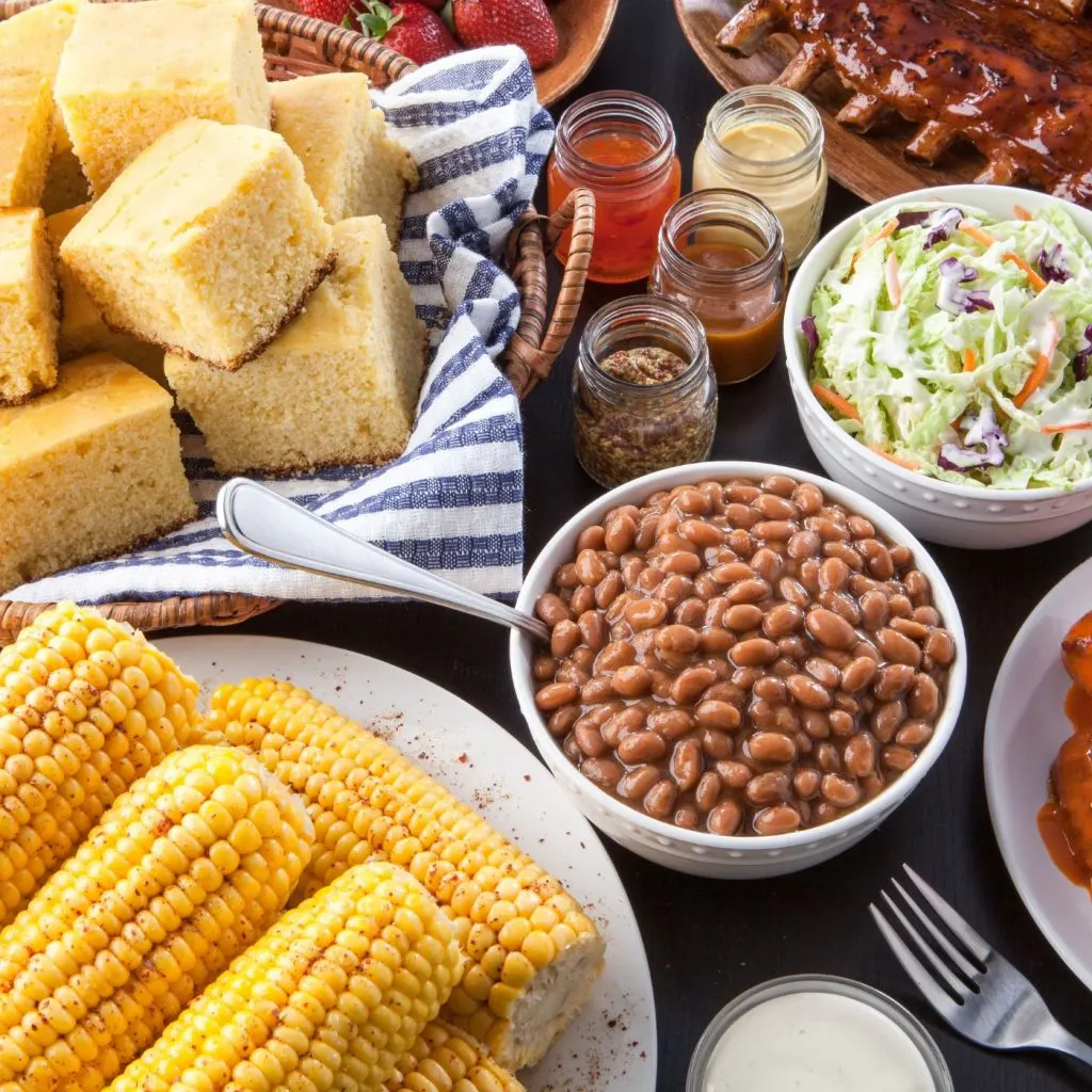 BBQ side dishes - pineapple glazed pork ribs