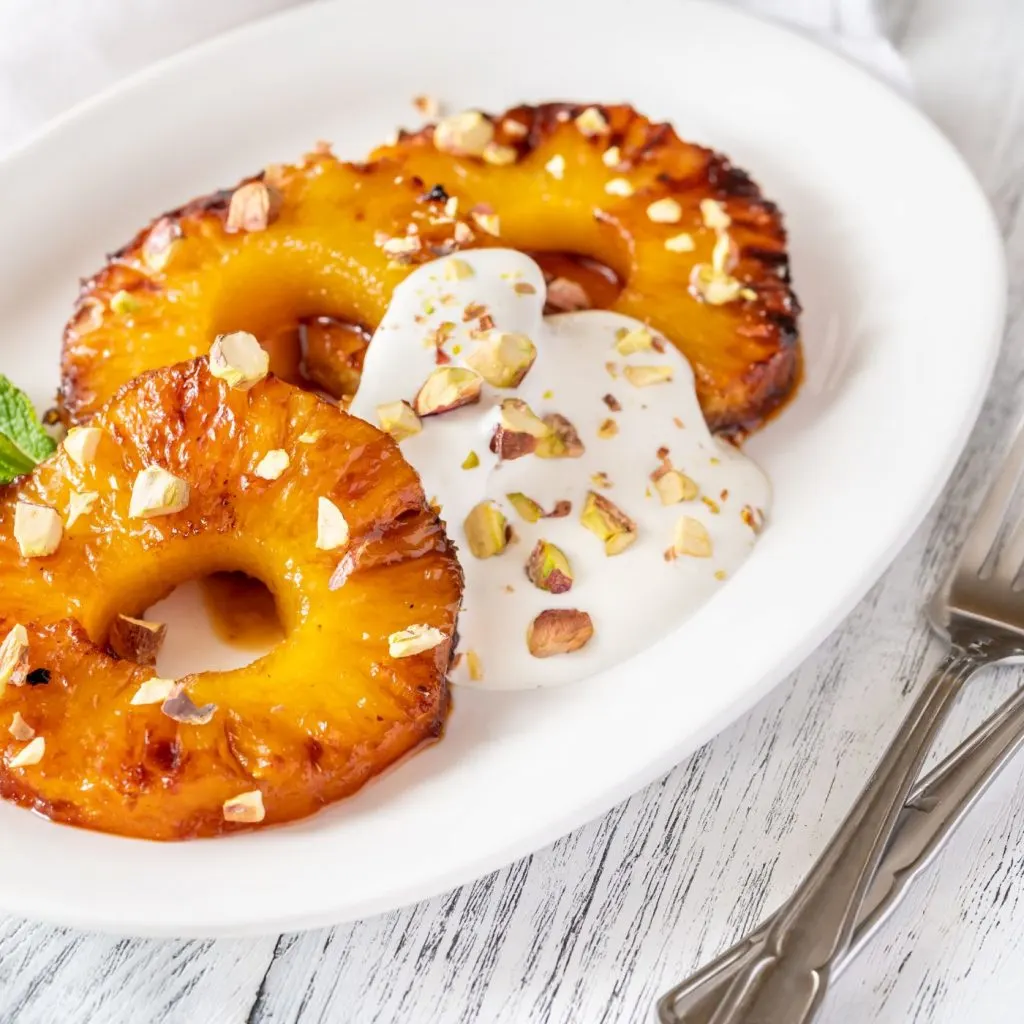Pineapple Glazed Pork Ribs: How to Make Moist and Delicious Smoked Ribs | The Not So Modern Housewife Caramelized pineapple dessert