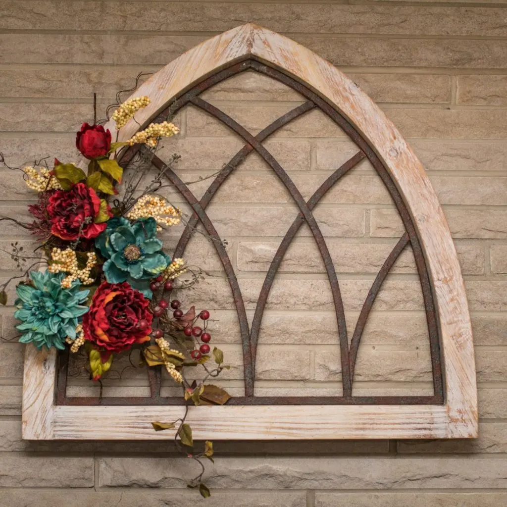 repurposed antique window - home decor handmade craft ideas