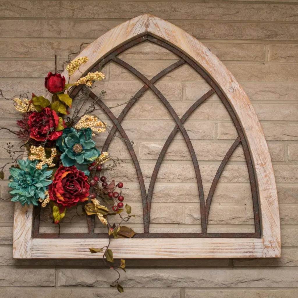 25+ Handmade Craft Ideas for Home Decor: Spruce Up Your Space with DIY Decor | The Not so Modern Housewife repurposed antique window - home decor handmade craft ideas