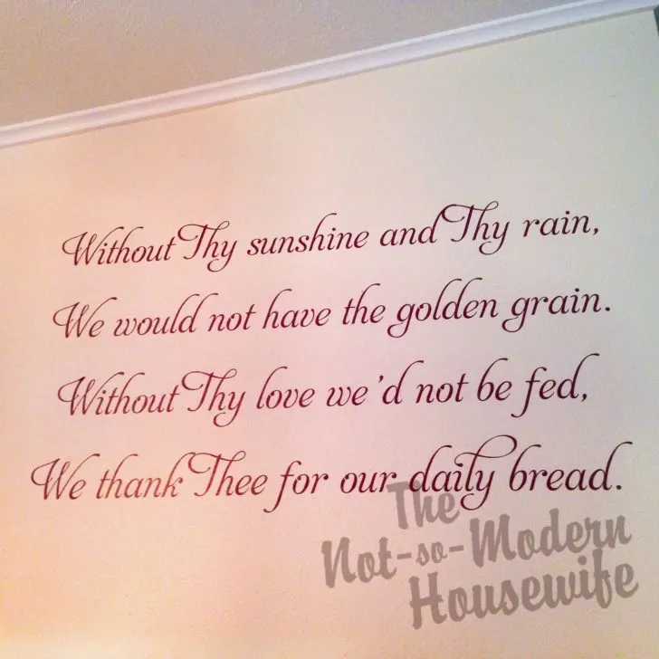 Transform Your Textured Walls with Custom Vinyl Lettering: A Step-by-Step Guide! | The Not So Modern Housewife Adding wall lettering to textured walls
