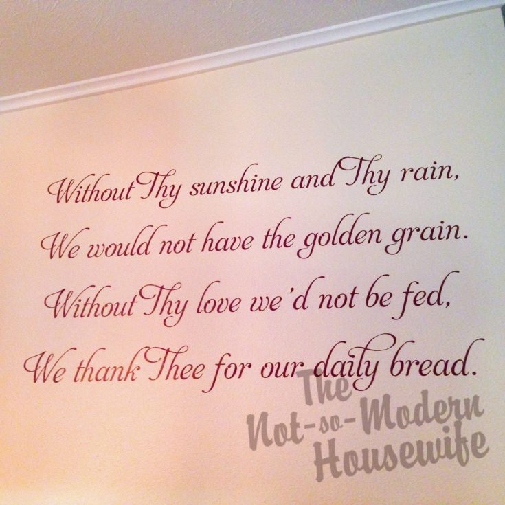 custom vinyl lettering | The Not so Modern Housewife