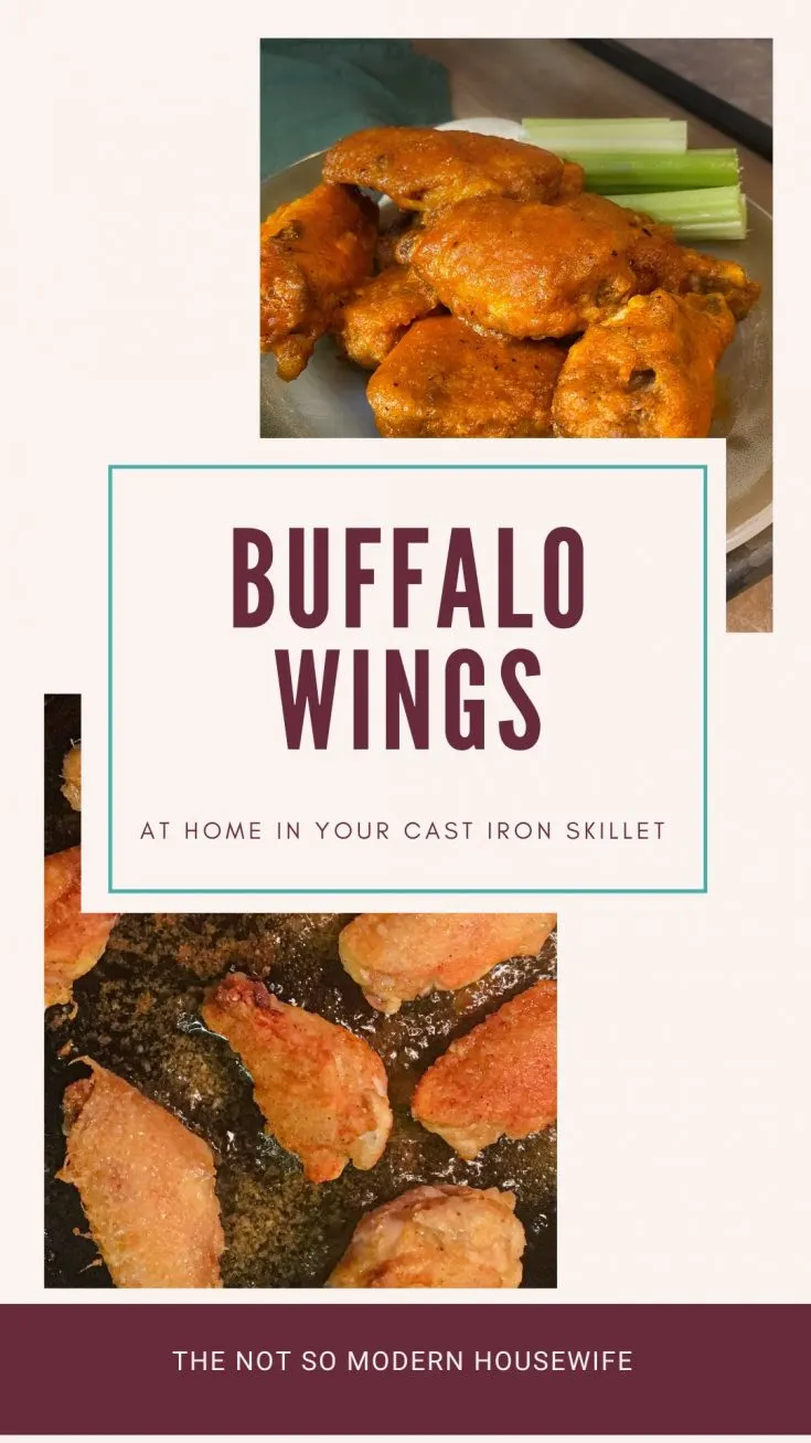 cast iron chicken wings | The Not so Modern Housewife