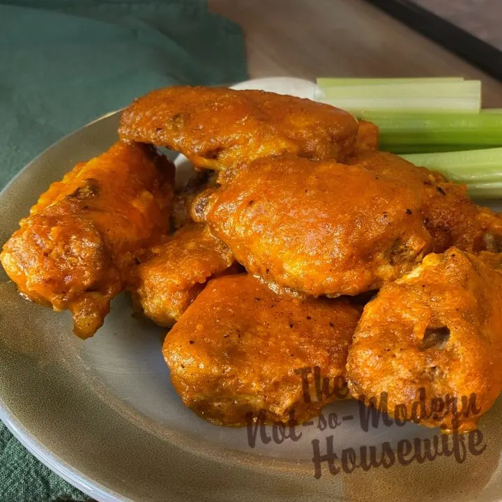 Cast iron chicken wings