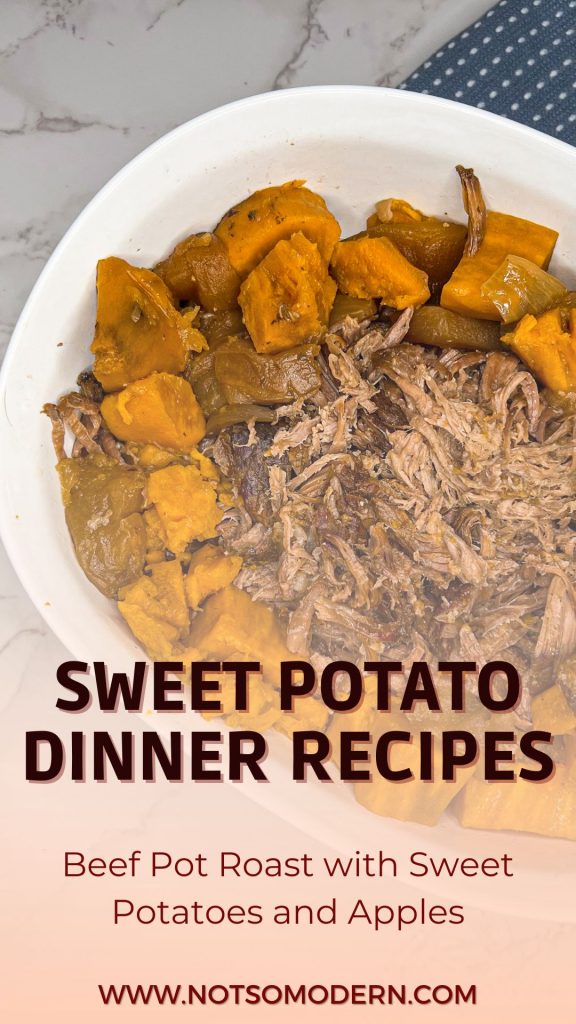 Sweet Potato Dinner Recipes: Beef Pot Roast with Sweet Potatoes and Apples