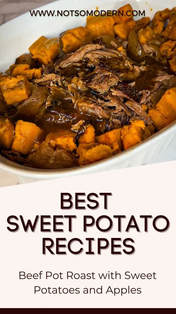 pot roast with sweet potatoes | The Not so Modern Housewife