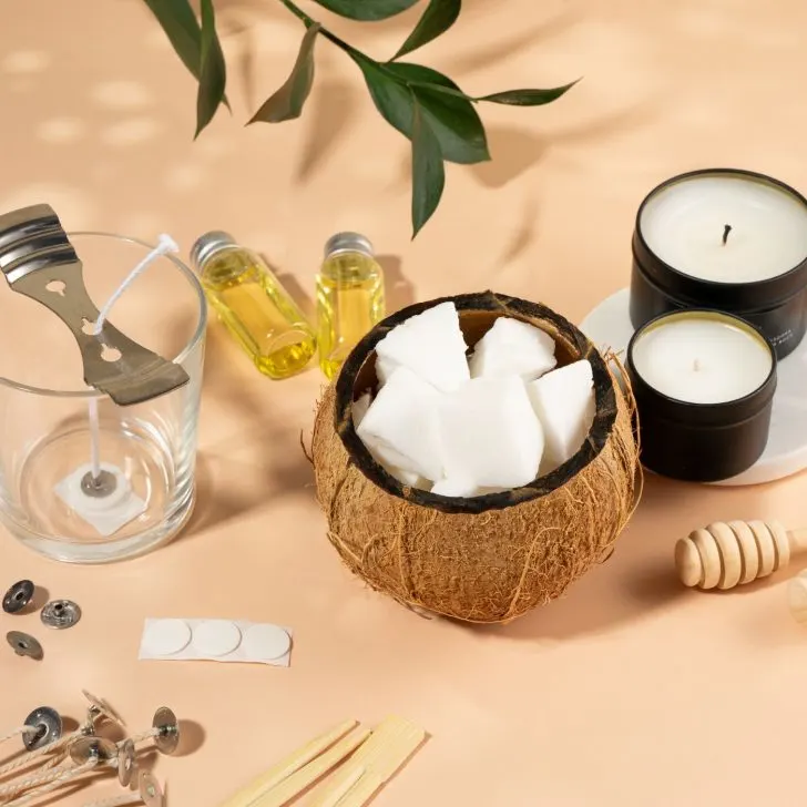 60+ Unexpected Christmas Gift Ideas for Housewives That They Will Truly Cherish | The Not so Modern Housewife candle making kit - Christmas gift ideas for housewives