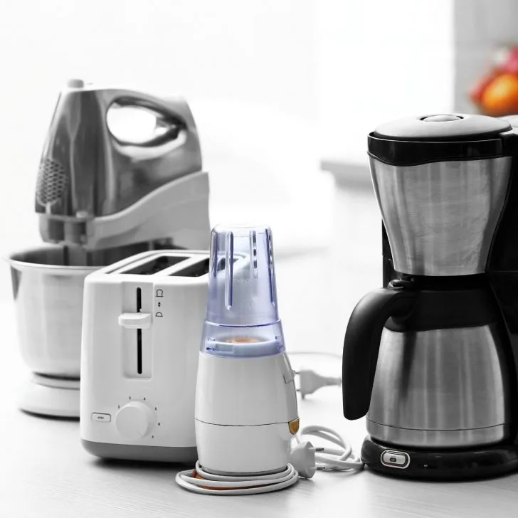 mixer, toaster, blender, and coffee maker - Christmas gift ideas for housewives